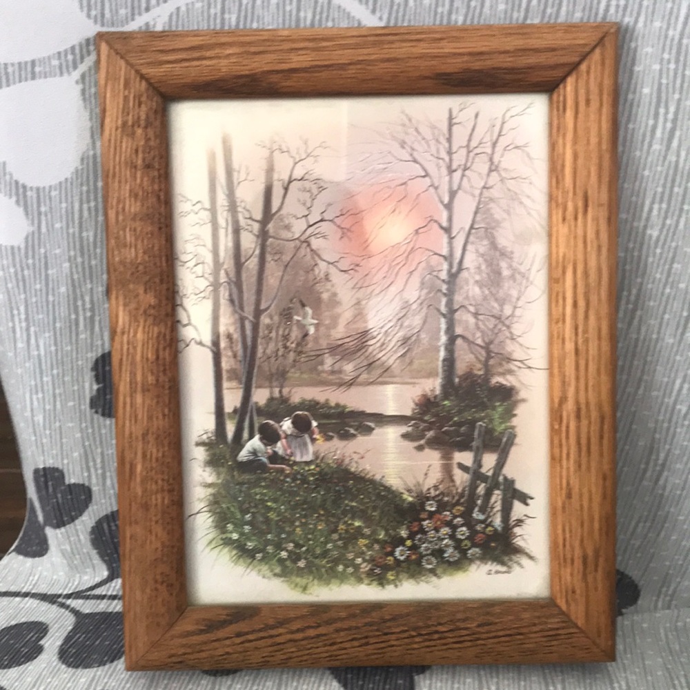 Framed print by A. Bruno beautiful view.